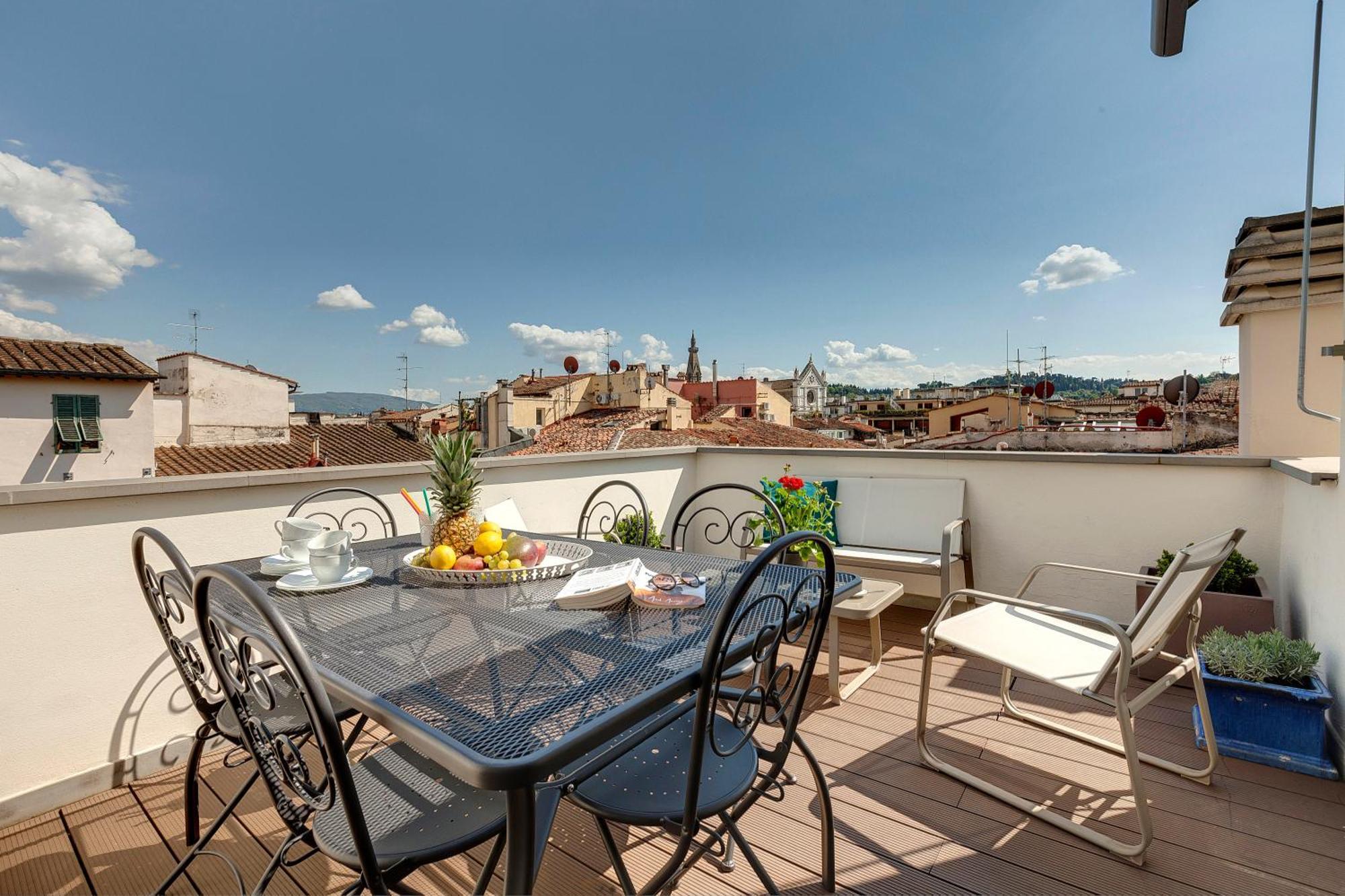 Apartmán Badesse Terrace Florencie Exteriér fotografie